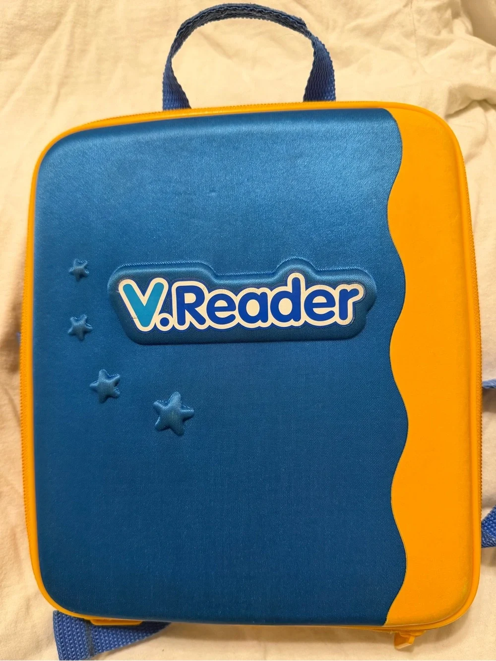 Vtech V Reader bundle- 12 reading games, backpack case, manual